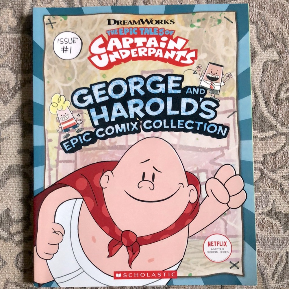 Captain Underpants George and Harold’s Epic Comix Collection #1. Softcover Book